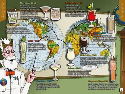 Cocktail menu page 3